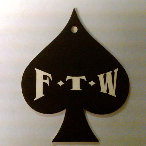 FTW Spade Air Freshener - Click Image to Close